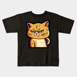 Cats' moods 2 #cat Kids T-Shirt